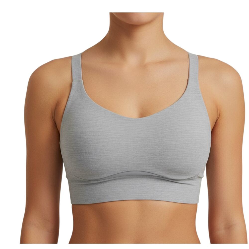 Victoriaâs Secret Lightweight Sports Bra 34C Blue Gray Padded Longline Athletic